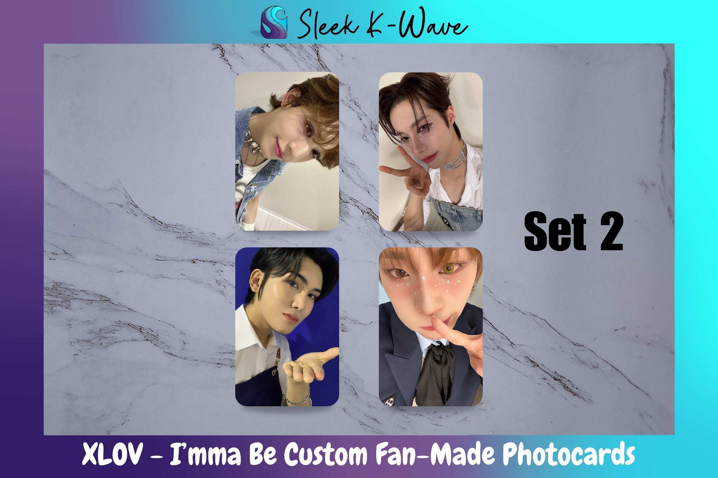XLOV ヒョン I’mma be トレカ XLOV - I'mma Be Custom Fan-made K-pop Photocards - Etsy