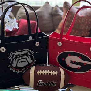 Georgia bulldogs collegiate bags, size medium, red and black colors!!!