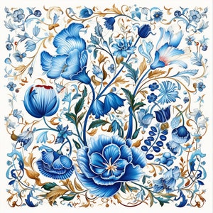 Islamic design, wallpaper, wallpaper, flowers, Islamic art