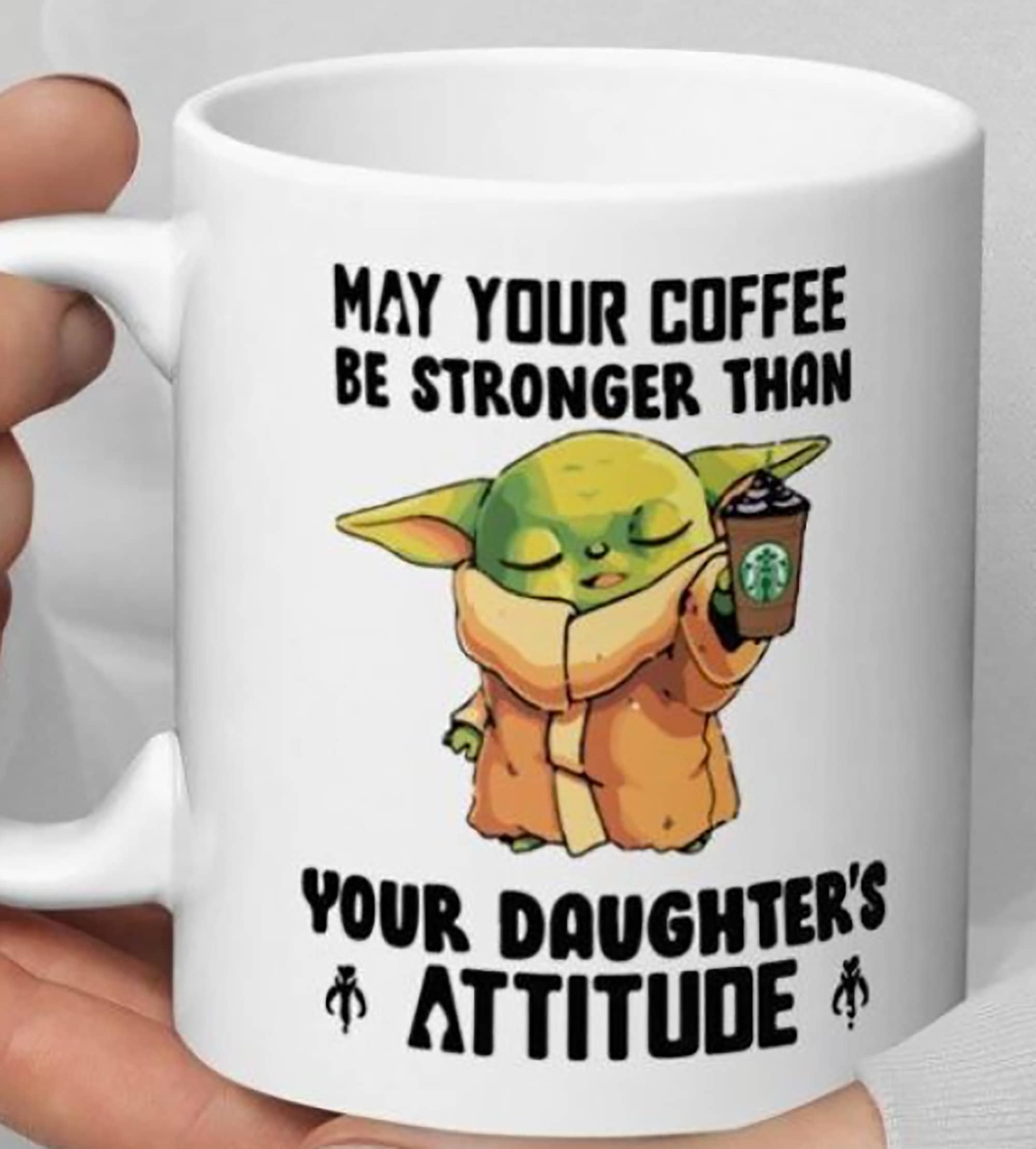 Grubby Garb Baby Yoda No Coffee No Workee 15oz. Coffee Mug Funny Novelty  Coffee Mugs,Great Gift Cu O…See more Grubby Garb Baby Yoda No Coffee No