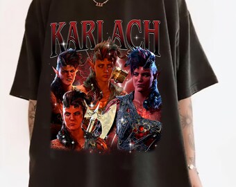 Limited Karlach Baldurs Gate 3 Vintage T-Shirt, Gift For Women and Man Unisex T-Shirt