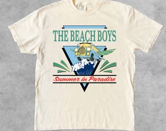 Comfort color The 1985 Tour Band Vintage Shirt, 80s The Summer In Paradise The Beach Boys Tee, The Beach Boys Fan Tee Sweatshirt Trending