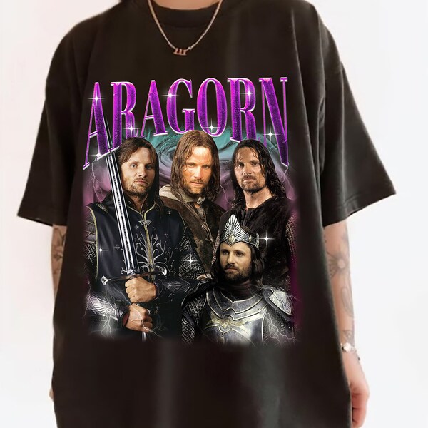 Retro Aragorn Shirt -Aragorn Tshirt,Aragorn T-shirt,Aragorn T Shirt,Aragorn Sweatshirt,Aragorn Sweater,Lord of the Rings Shirt,Aragorn Merch