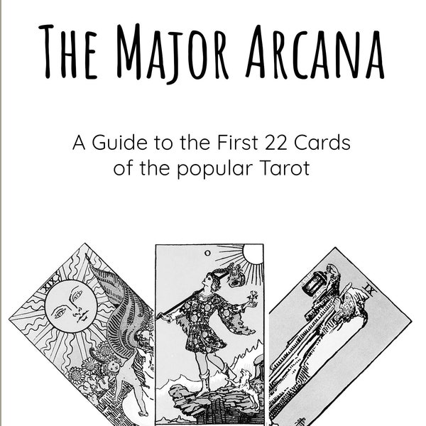 DIGITAL ZINE | Major Arcana Tarot Zine | Tarot Trump Cards Guide | Cartomancy For Beginners