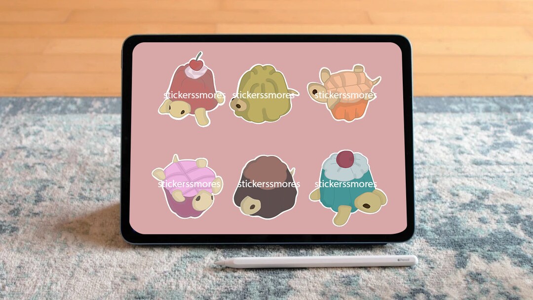 Turtle Digital Stickers | Tutle Goodnotes Stickers | Work | House Chore ...