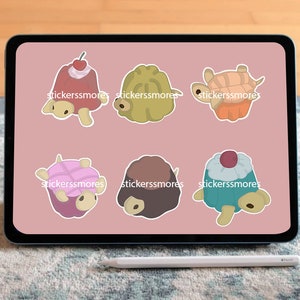 turtle digital stickers | tutle goodnotes stickers | work | house chore | mood | emoji | notes stickers | ipad stickers | notability | PNG