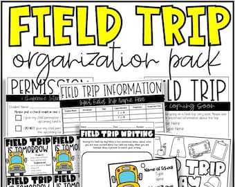 Field Trip Forms | Permission Forms | Chaperone Forms | Editable