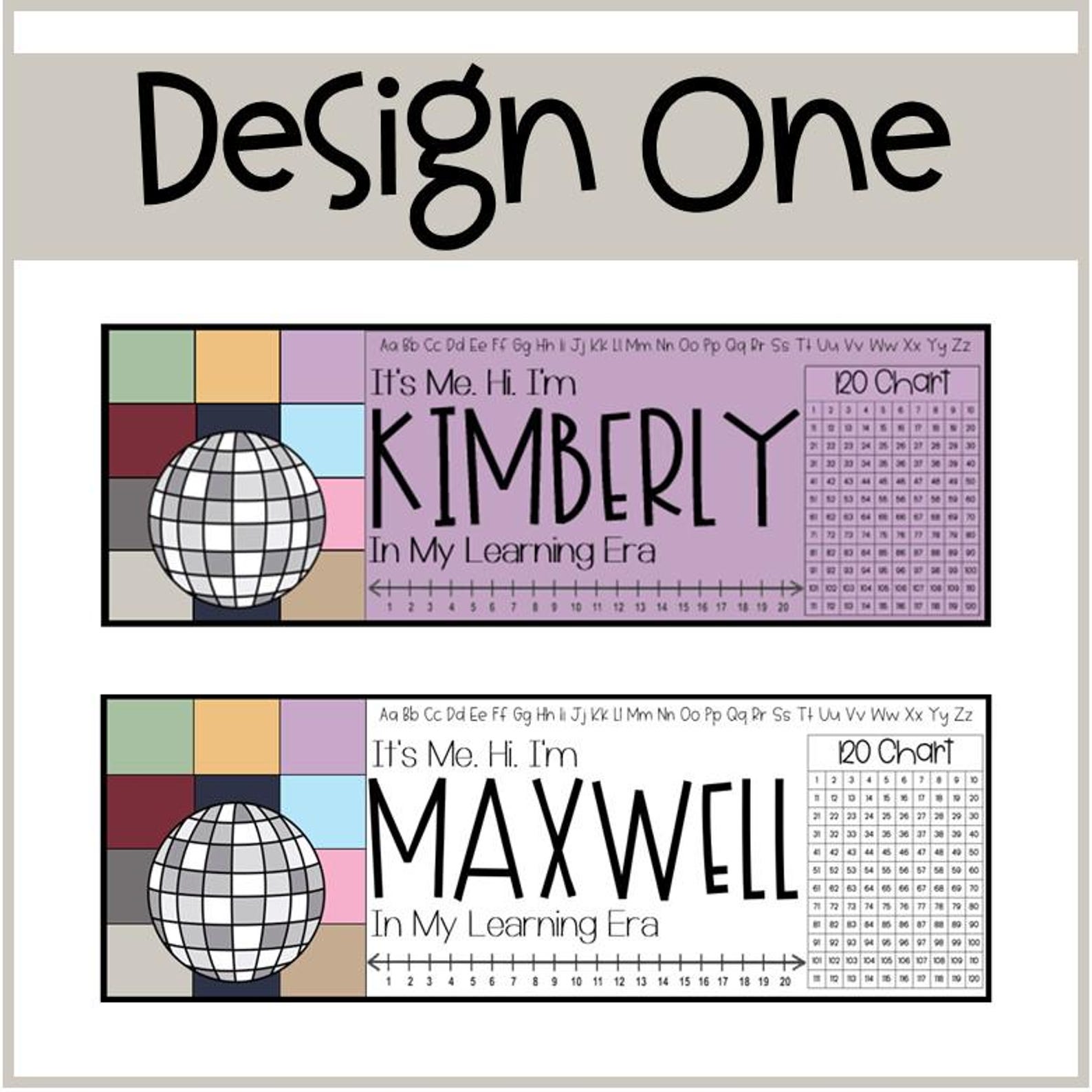 Eras Inspired Student Desk Plates | Taylor Swift Classroom | Editable ...
