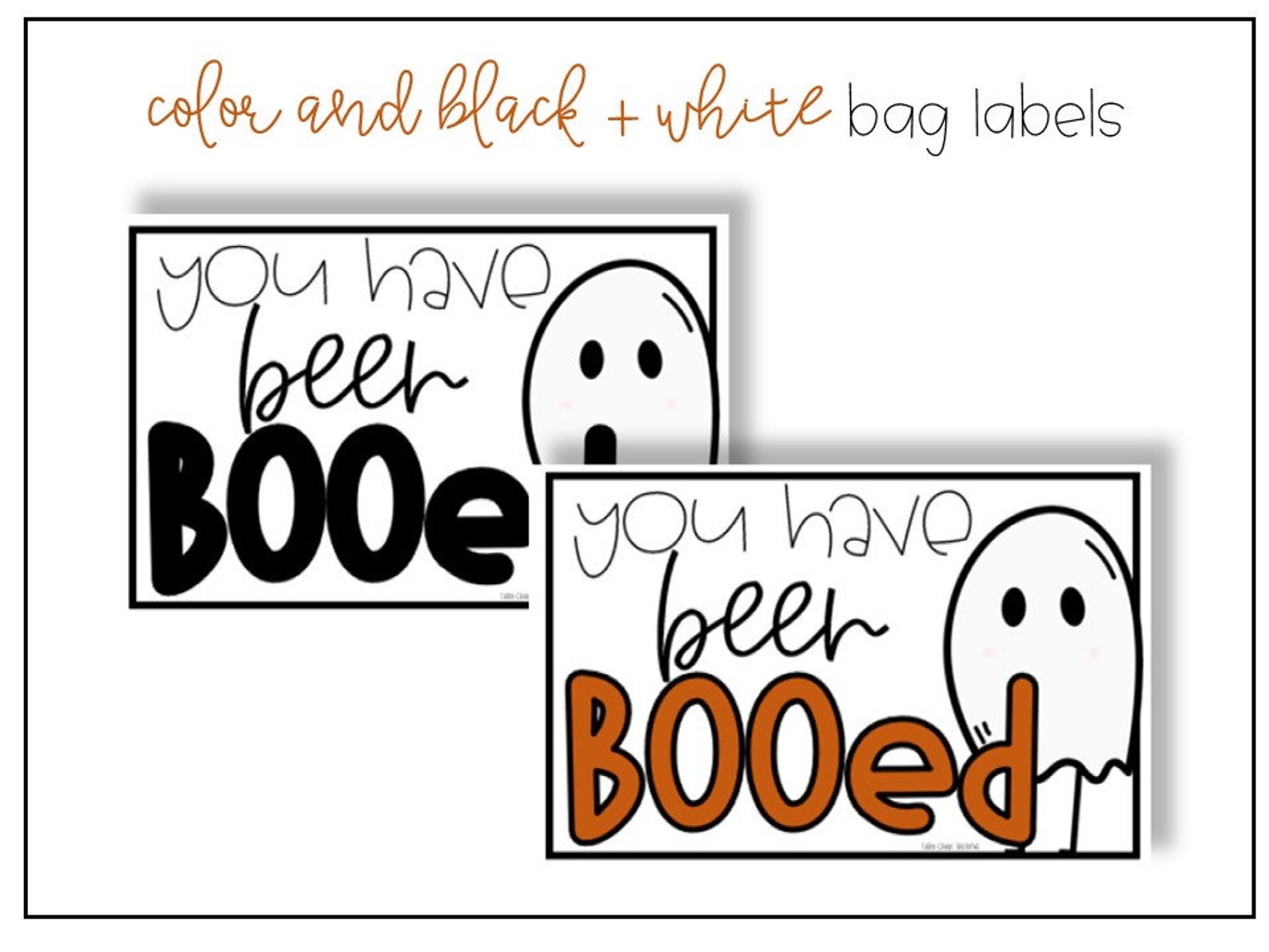 Beenv You've Been Booed Staff Fun - Etsy