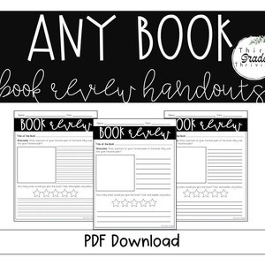 Any Book Review Pages