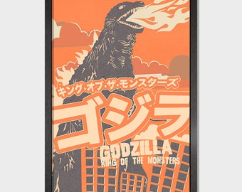 Retro Monster Design – Wall Art – Custom Print – Personalised – High-Quality Image