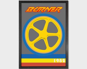 Raleigh Burner - &quot;BMX” – Wall Art – Custom Print – Personalised – High Quality Image