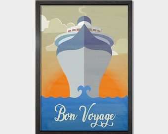Cruise Ship Design – Wall Art – Custom Print – Personalised – High-Quality Image