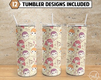 Cartoon Skinny Tumbler 20 Oz Sublimation Design PNG Movie Character ...