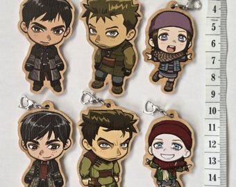 Pathologic Charms - dubbelzijdig rood kersenhout