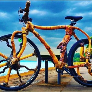 BICICLETA DE BAMBÚ - Hecha a mano en la selva de Maui, Hawái. Ahora en Australia. Diseñada para durar. ¡Un paseo increíble!