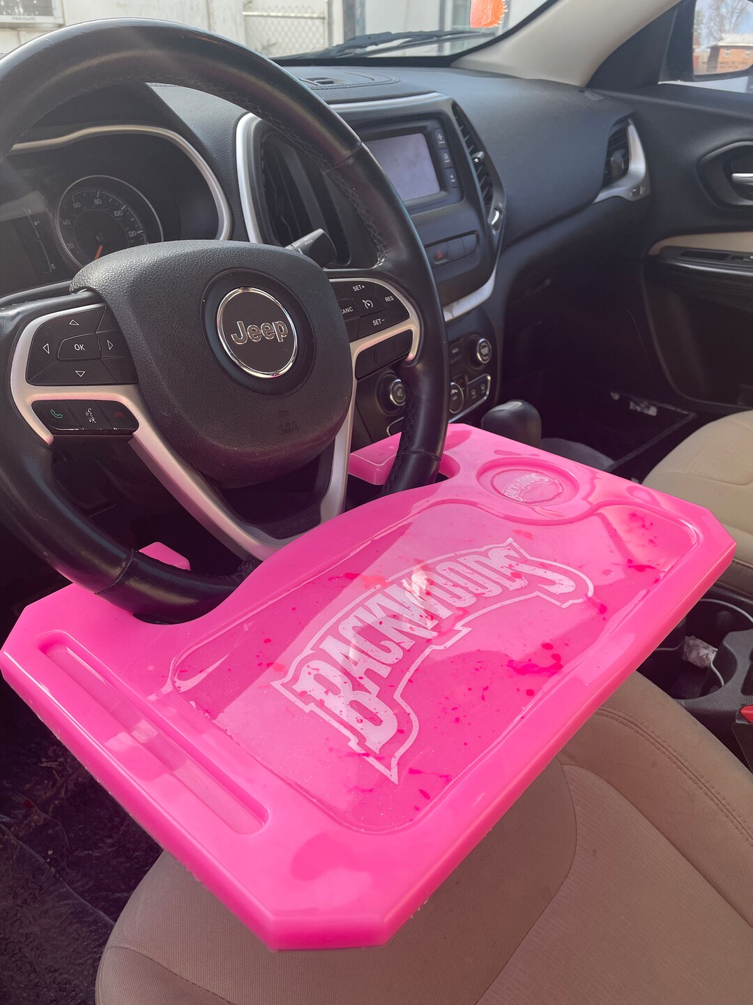 Steering Wheel Tray and Car Ashtray Set Etsy