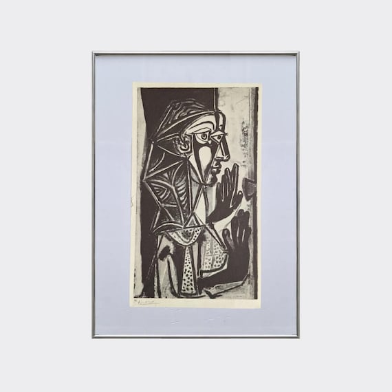 RUPA No.09 — La Femme à la fenêtre | Pablo Picasso | Vintage Art Print | Mid Century Reproduction