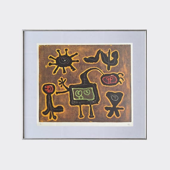 RUPA No.18 — Série I | Joan Miró | Vintage Art Print | Maeght Éditeur Reproduction