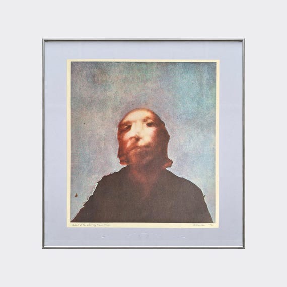 RUPA No.60 — Portrait of the Artist by Francis Bacon | Richard Hamilton | Framed Vintage Art Print | Litograph Reproduction