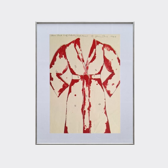 RUPA No.54 — Eleven Part Self-Portrait (Red Pony) | Jim Dine | Framed Vintage Art Print | Color Litograph Reproduction