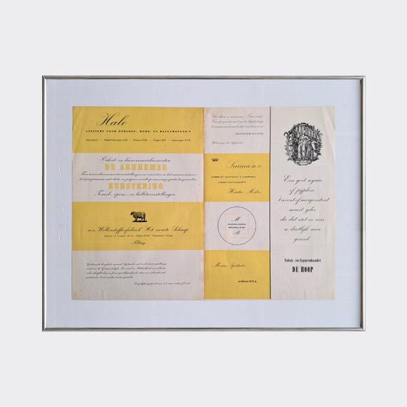 AKSARA No.08 — Excelsior | Vintage Typography Specimen | Graphic Design Ephemera (c.1940s)