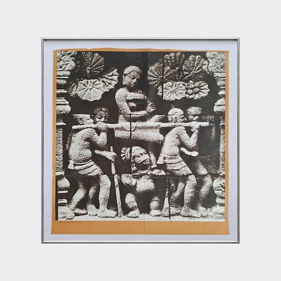 HISTORIA No.03 — Pendeta Wanita | Borobudur Relief | Vintage Cultural Ephemera