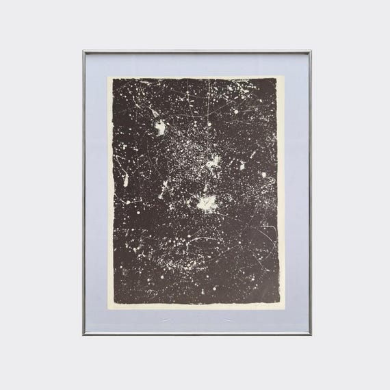 RUPA No.34 — Géométrie | Jean Dubuffet | Framed Vintage Art Print | Litograph Reproduction