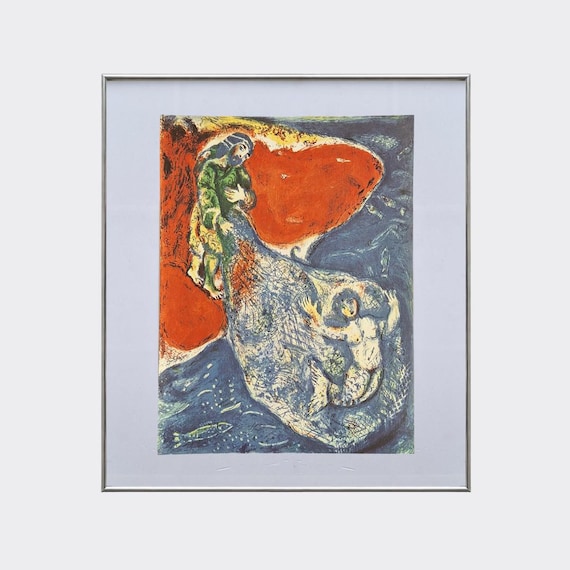 RUPA No.14 — When Abdullah Got the Net Ashore | Marc Chagall | Vintage Art Print | Mid Century Reproduction