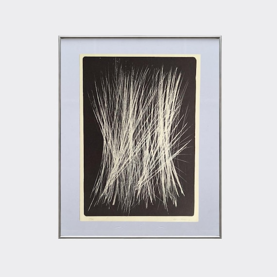 RUPA No.27 — L 102 | Hans Hartung | Framed Vintage Art Print | Litograph Reproduction
