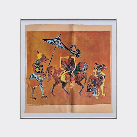 HISTORIA No.02 — Arjuna, Abimanyu & Panakawan | Javanese Wayang | Vintage Cultural Ephemera