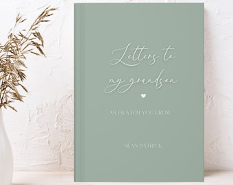 Personalisierte Briefe an Enkel, Andenken Journal Geschenk, neue Großmutter Geschenk, Oma Geschenk, Oma Notizbuch, Enkel Geschenk, Großvater
