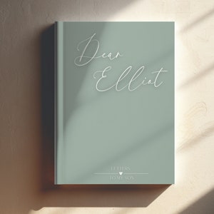 Cartas personalizadas al diario de mi hijo, regalo del diario de recuerdos del hijo, cartas personalizadas al diario de mi hijo, regalo de mamá por primera vez