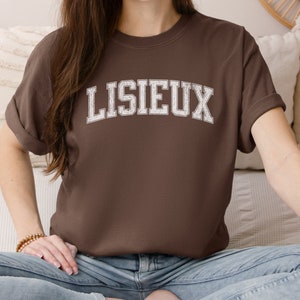 Comfort kleur St. Theresia van Lisieux shirt katholiek shirt Saint shirt bevestiging cadeau peetdochter cadeau meter cadeau katholieke vrouwen shirt