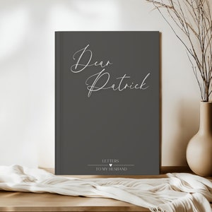 Personalisierte Briefe an mein Ehemann Journal, Ehemann Andenken Journal Geschenk, Benutzerdefinierte Briefe an meinen Ehemann Journal, Ehemann Jubiläumsgeschenk