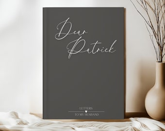 Personalized Letters to My Husband Journal, Husband Keepsake Journal gift, Custom Letters to My Husband Journal, Husband Anniversary gift