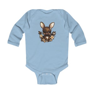 Baby bodysuit for animal lovers baby bodysuit for the bunny lovers baby bodysuit for new mom bodysuit for gift idea zdjęcie 4