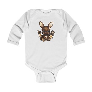 Baby bodysuit for animal lovers baby bodysuit for the bunny lovers baby bodysuit for new mom bodysuit for gift idea zdjęcie 6