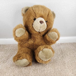 Vintage Artistic Toy Mfg Inc Brown Teddy Bear Plush Toy