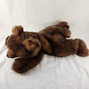 MJC International Floppy Dark Brown Teddy Bear Plush