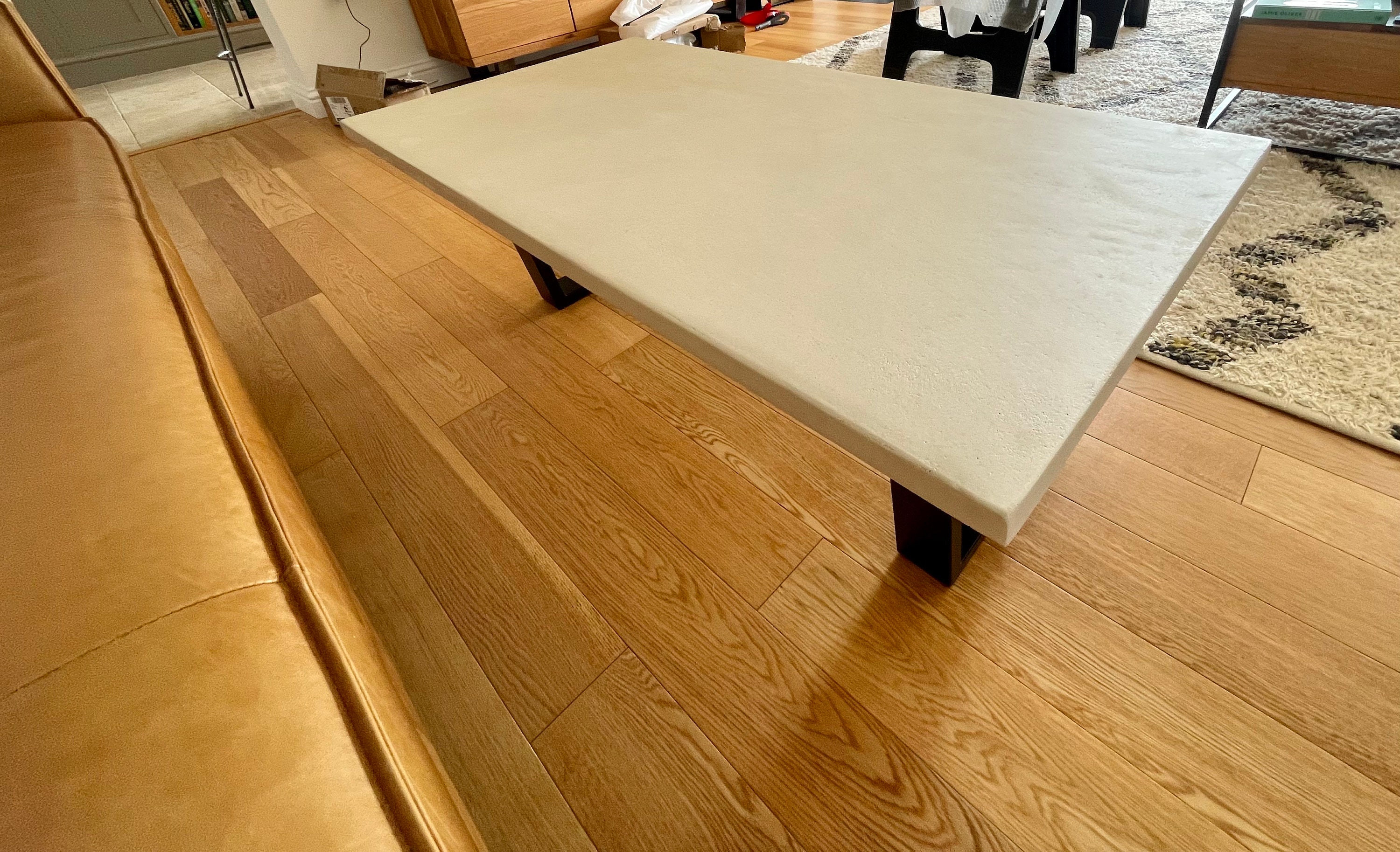 Ivory stone cheap coffee table
