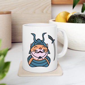 Awo Samurai Cat Mug