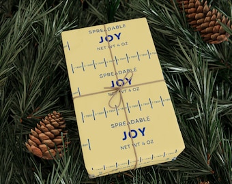Butter-Themed Wrapping Paper