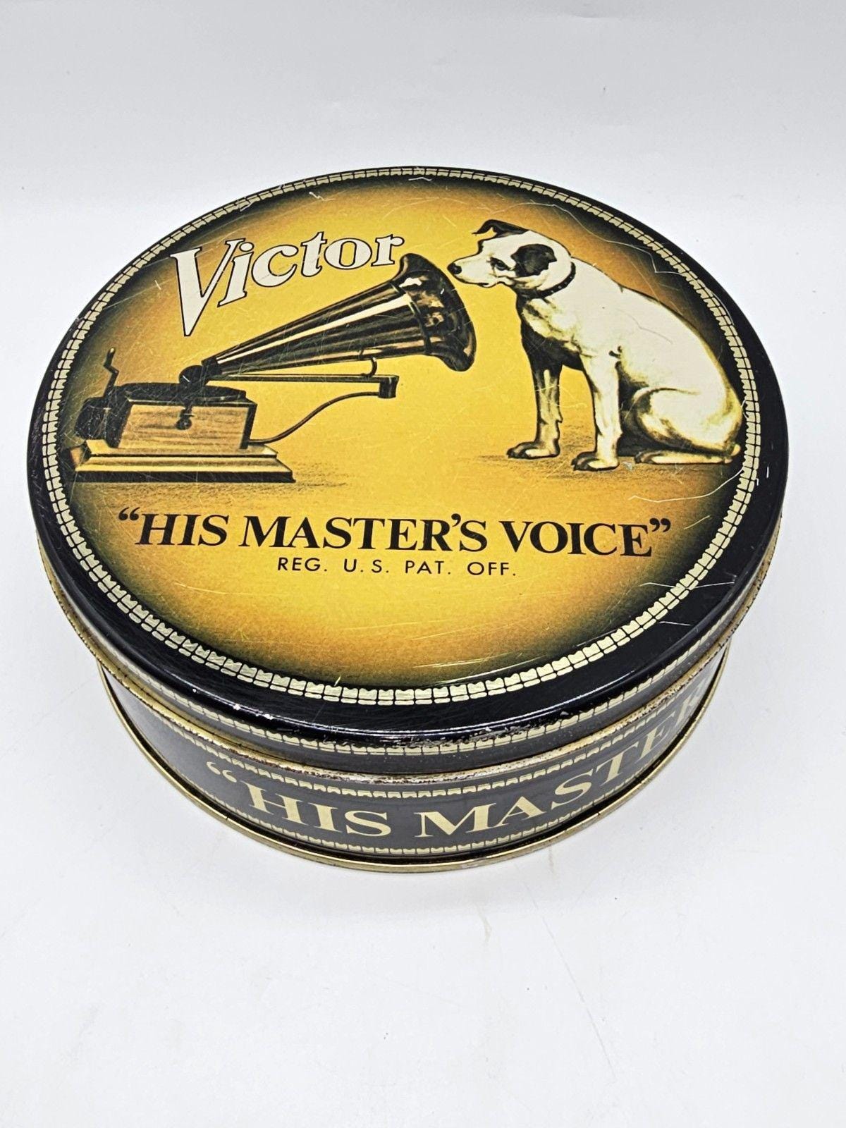 His Masters Voice Tin - Etsy