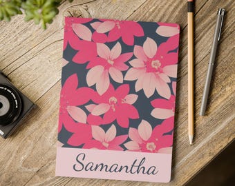 Personalized Floral Journal: 2026 Planner Notebook, Custom Name