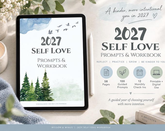 2027 Self-Love Workbook for Women: Transformative Guide to Prioritize Yourself