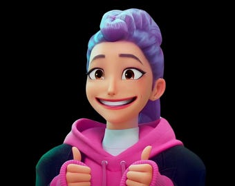 Clipart de Caçadores de Demônios Kpop em PNG, presente para fãs de anime