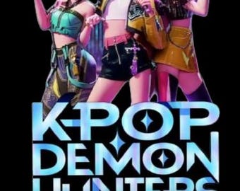 Clipart de Caçadoras de Demônios Kpop em PNG, Garotas de Anime (Download Digital)