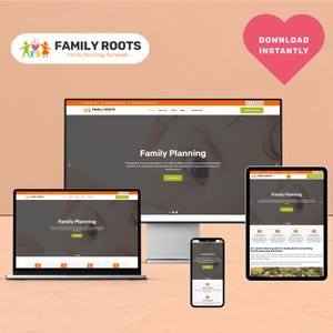 Familienplanung WordPress Vorlage | Elementor Website Theme für Kliniken, Beratung & Gesundheitsdienste