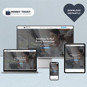 WordPress-sjabloon digitaal bankieren: moderne fintech- en e-cards Payment Website Builder voor Elementor | Geldvertrouwen